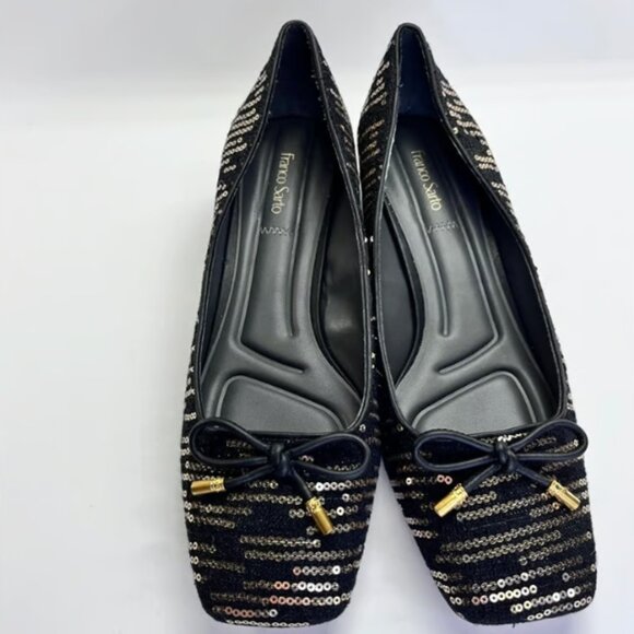 Franco Sarto Women's Pump Black Sparkle - Picture 2 of 7